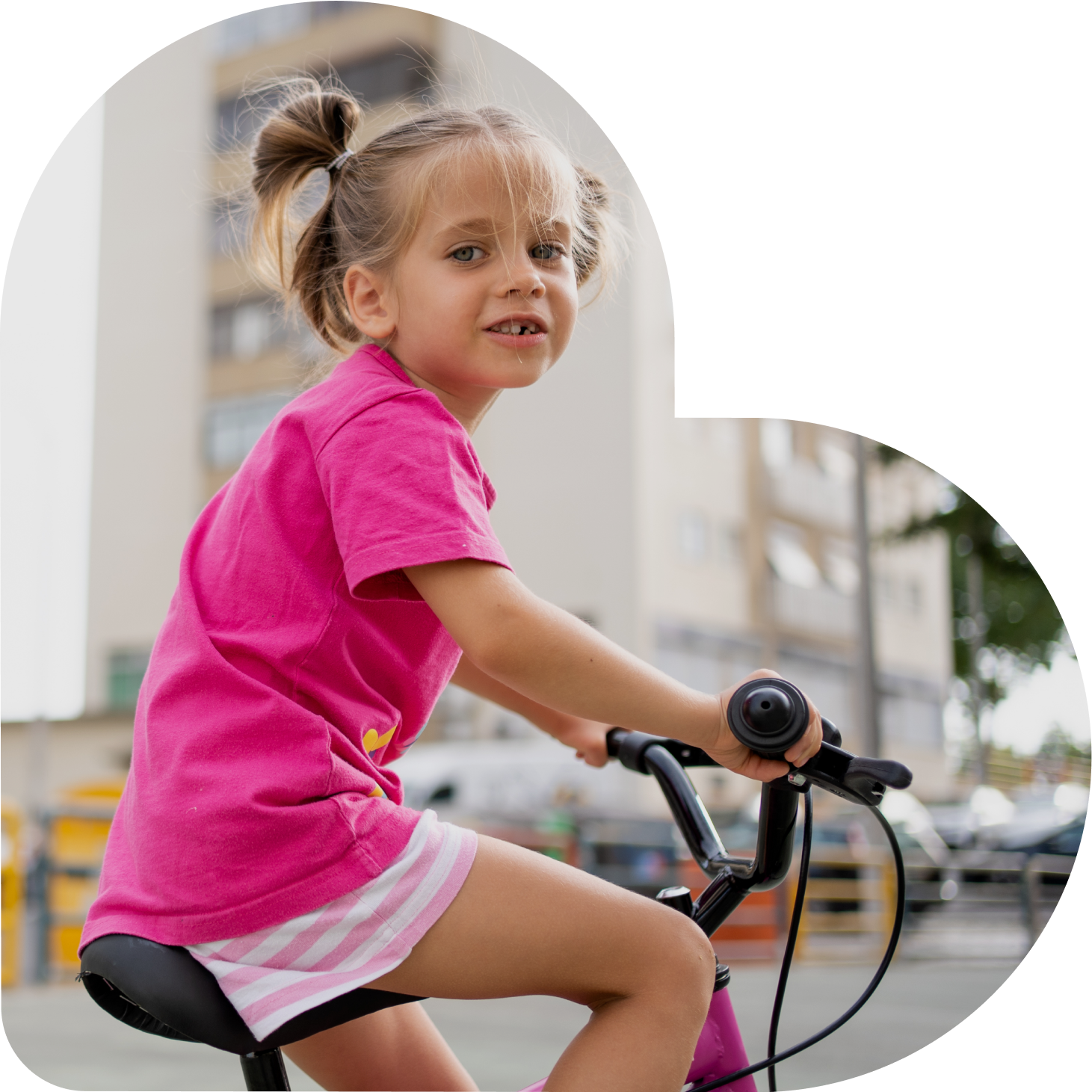 Cute Girl Cycle Stager